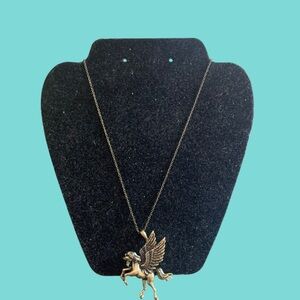 Unbranded Gold Pegasus Pendant Necklace